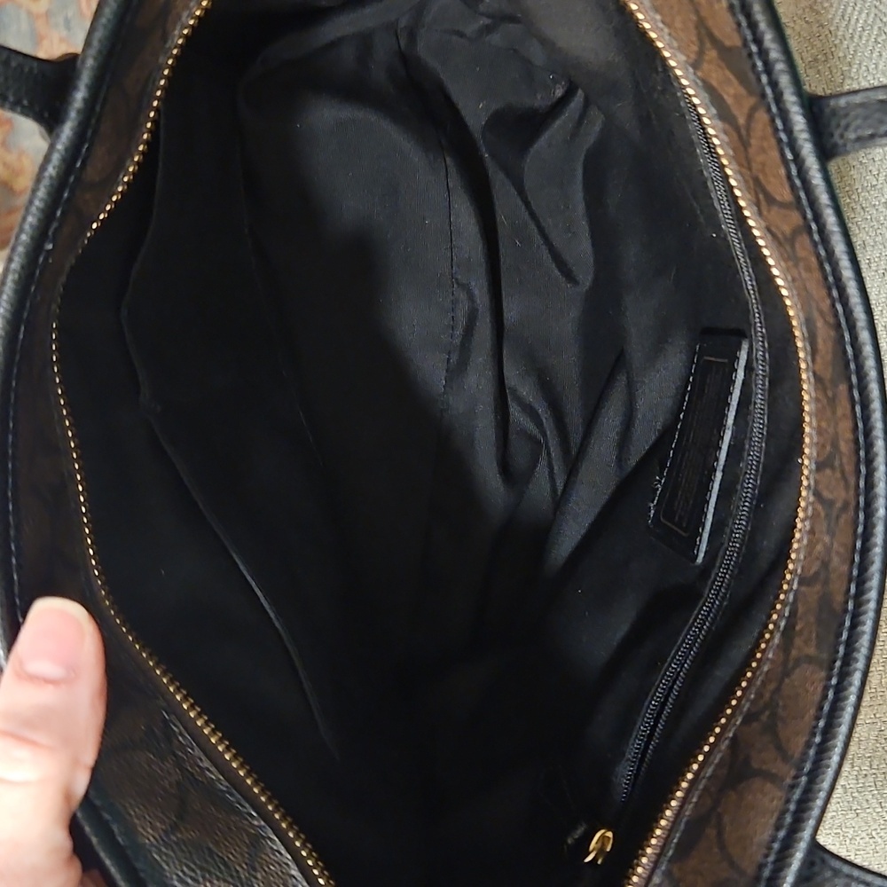 Coach Brown Signature Tote Bag - Picture 8 of 16